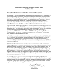 Employment of Veterans in the Federal Executive Branch, Page 2