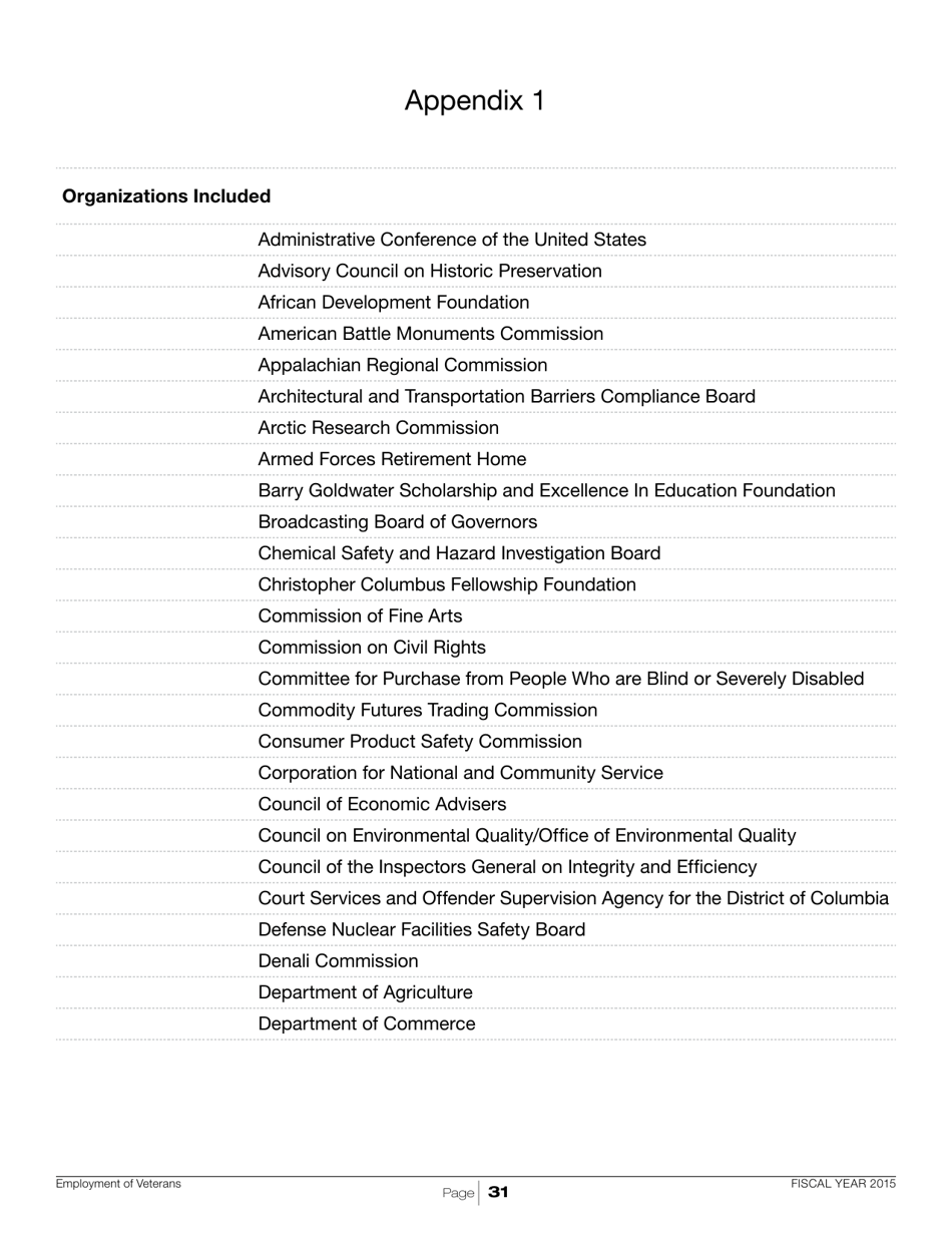Employment of Veterans in the Federal Executive Branch, Page 34