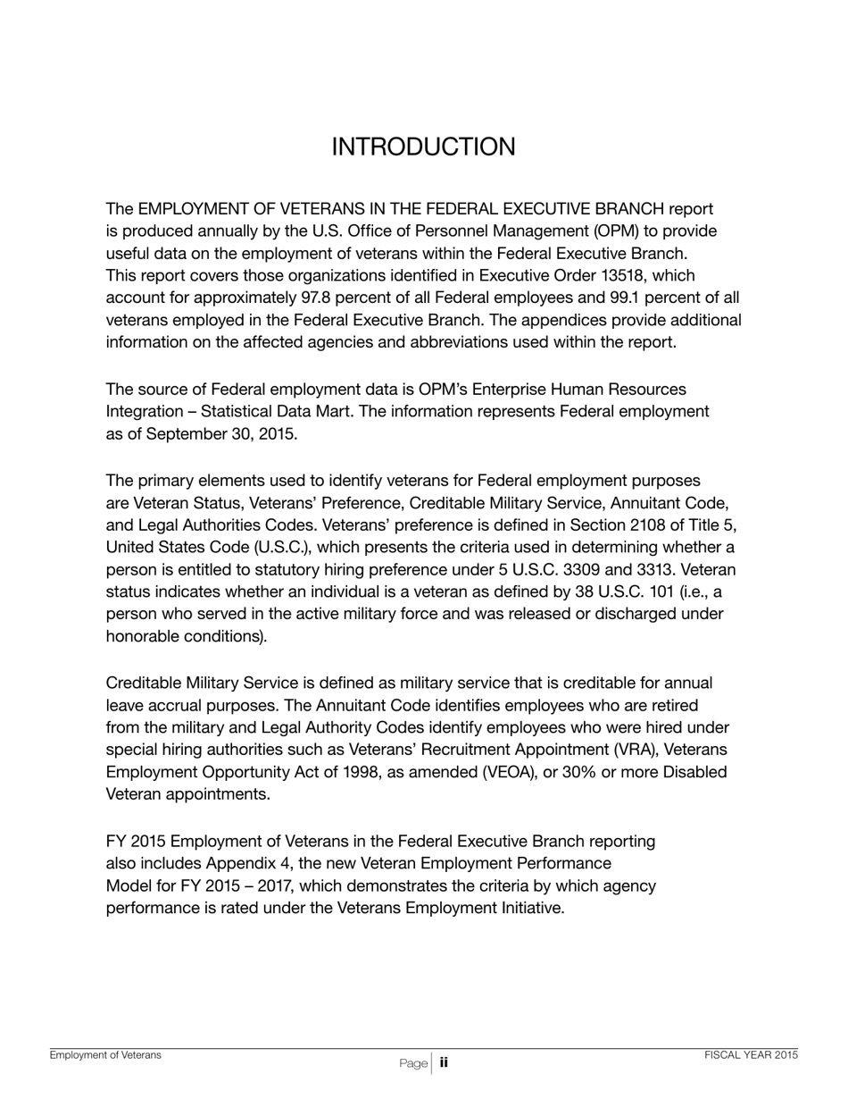 Employment of Veterans in the Federal Executive Branch, Page 3
