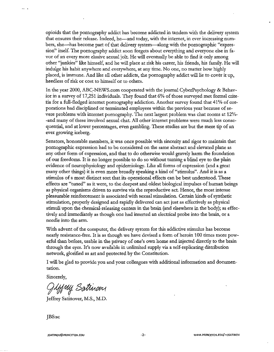 Testimony (Dr. Judith Reisman), Hearing on the Brain Science Behind Pornography Addiction and the Effects of Addiction on Families and Communities, Page 7