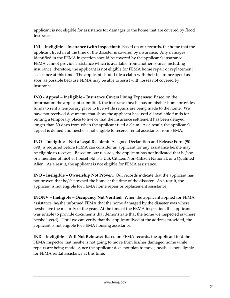 FEMA 545 - Help After a Disaster: Applicants Guide to the Individuals  Households Program, Page 25