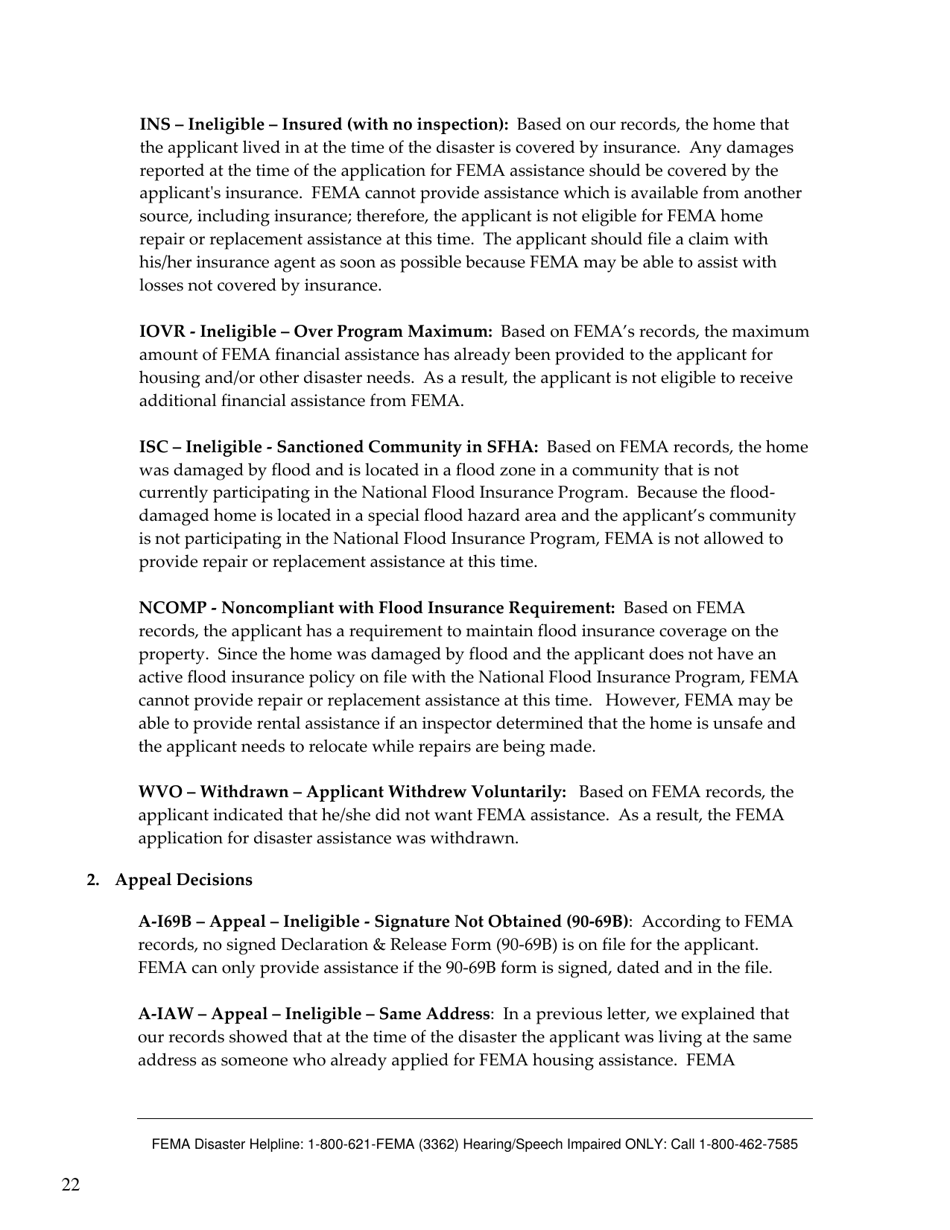 FEMA 545 - Help After a Disaster: Applicants Guide to the Individuals  Households Program, Page 26