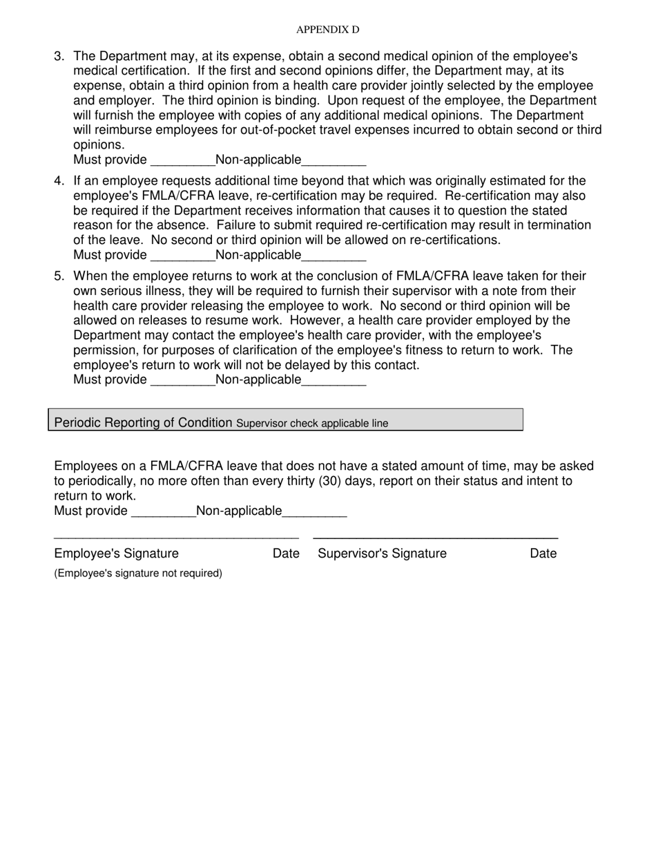 Family and Medical Leave Act and California Family Rights Act Fmla / Cfra Policy and Procedures - California, Page 24