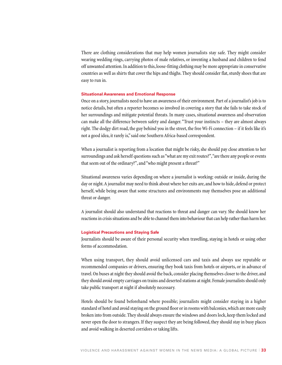 Violence and Harassment Against Women in the News Media: a Global Picture - International Womens Media Foundation, Page 35