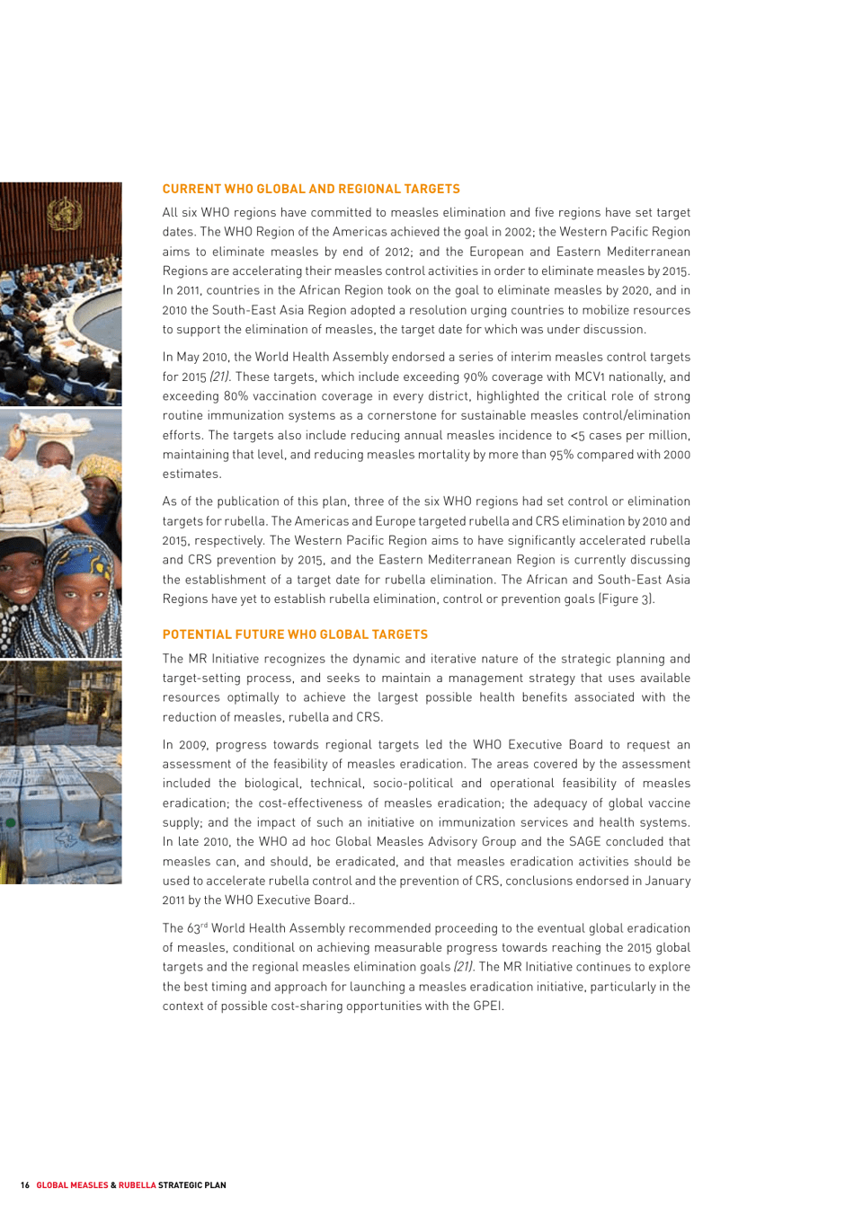 Global Measles and Rubella Strategic Plan: 2012 - 2020, Page 16