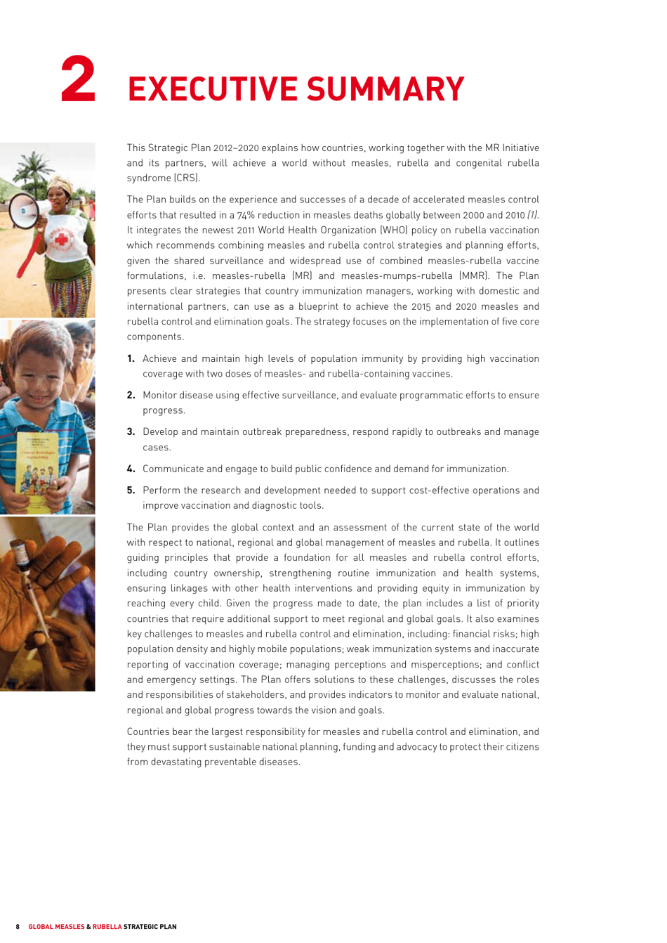 Global Measles and Rubella Strategic Plan: 2012 - 2020, Page 8