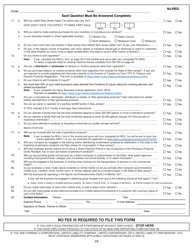 Form NJ-REG Business Registration Application - New Jersey, Page 3