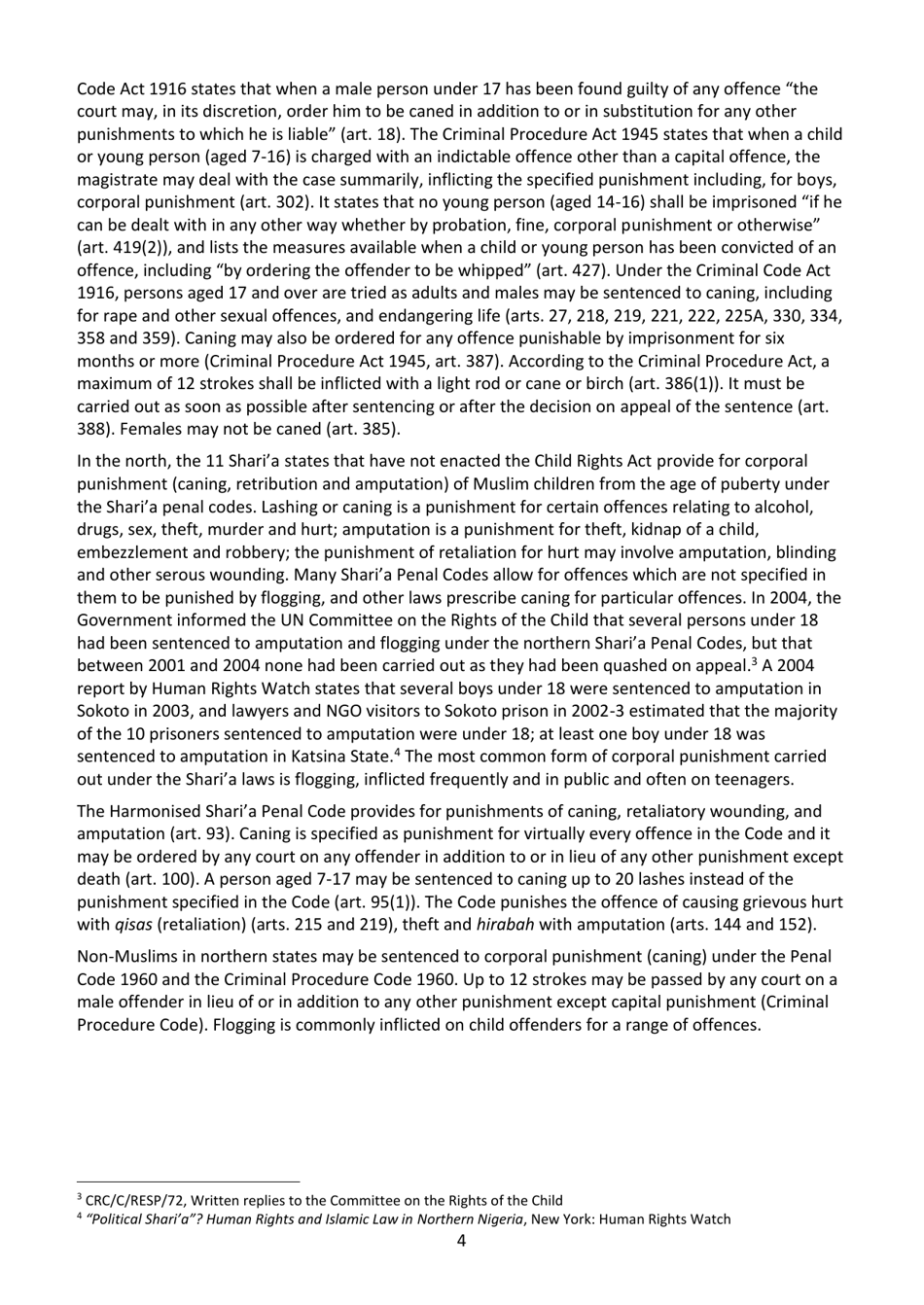 Corporal Punishment of Children in Nigeria - Global Initiative to End All Corporal Punishment of Children, Page 4