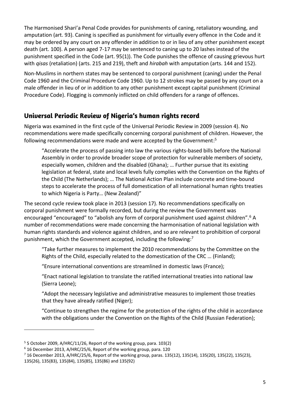 Corporal Punishment of Children in Nigeria - Global Initiative to End All Corporal Punishment of Children, Page 5