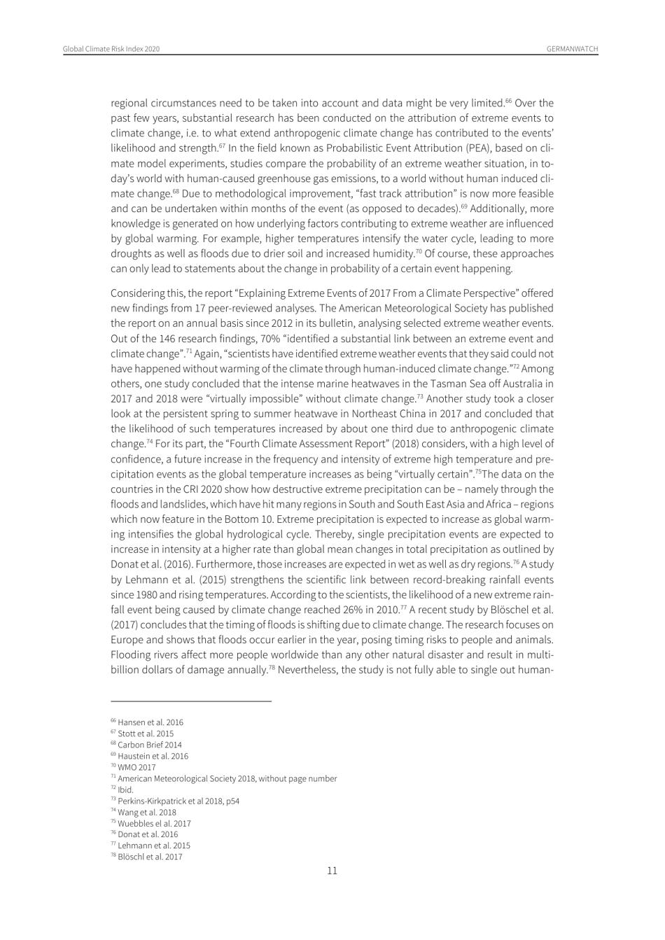 Global Climate Risk Index - David Eckstein, Vera Kunzel, Laura Schafer, Maik Winges, Germanwatch, Page 12