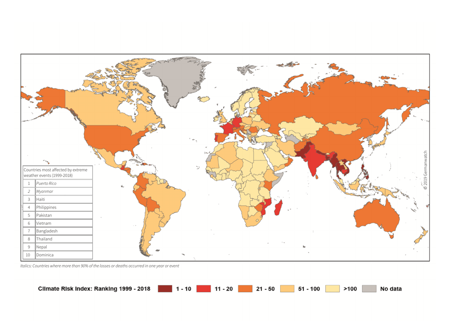 Global Climate Risk Index - David Eckstein, Vera Kunzel, Laura Schafer, Maik Winges, Germanwatch, Page 15