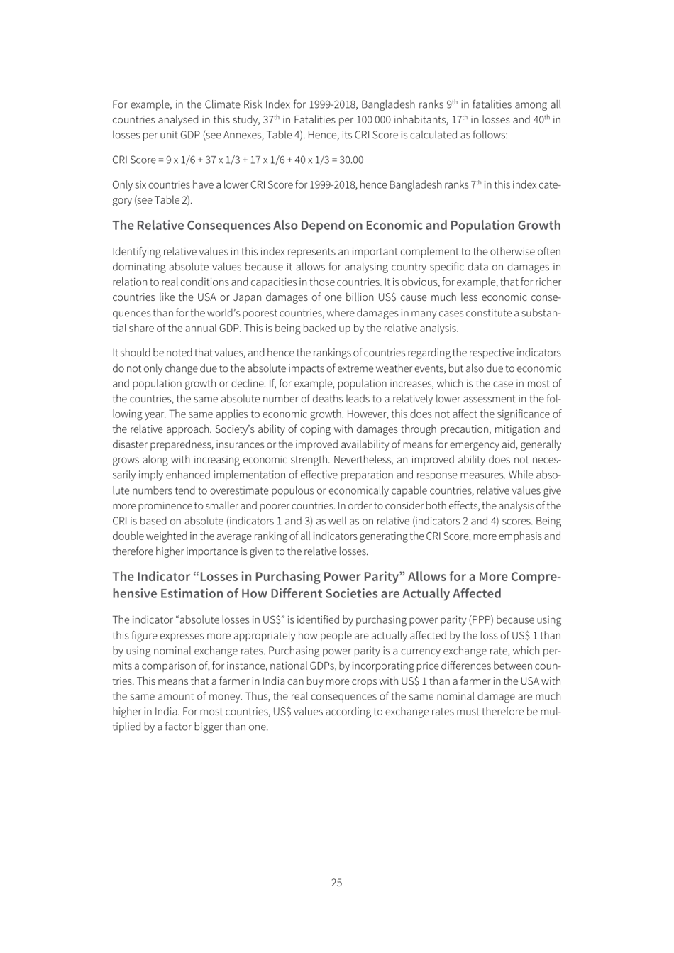 Global Climate Risk Index - David Eckstein, Vera Kunzel, Laura Schafer, Maik Winges, Germanwatch, Page 26