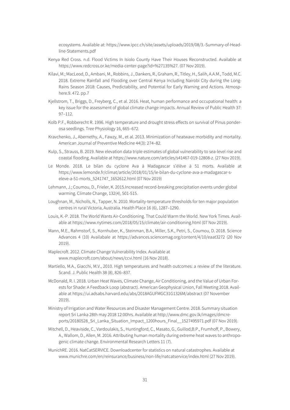 Global Climate Risk Index - David Eckstein, Vera Kunzel, Laura Schafer, Maik Winges, Germanwatch, Page 32