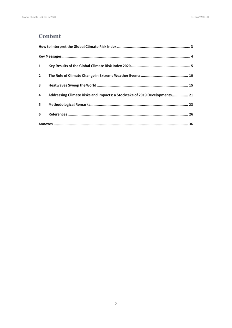 Global Climate Risk Index - David Eckstein, Vera Kunzel, Laura Schafer, Maik Winges, Germanwatch, Page 3