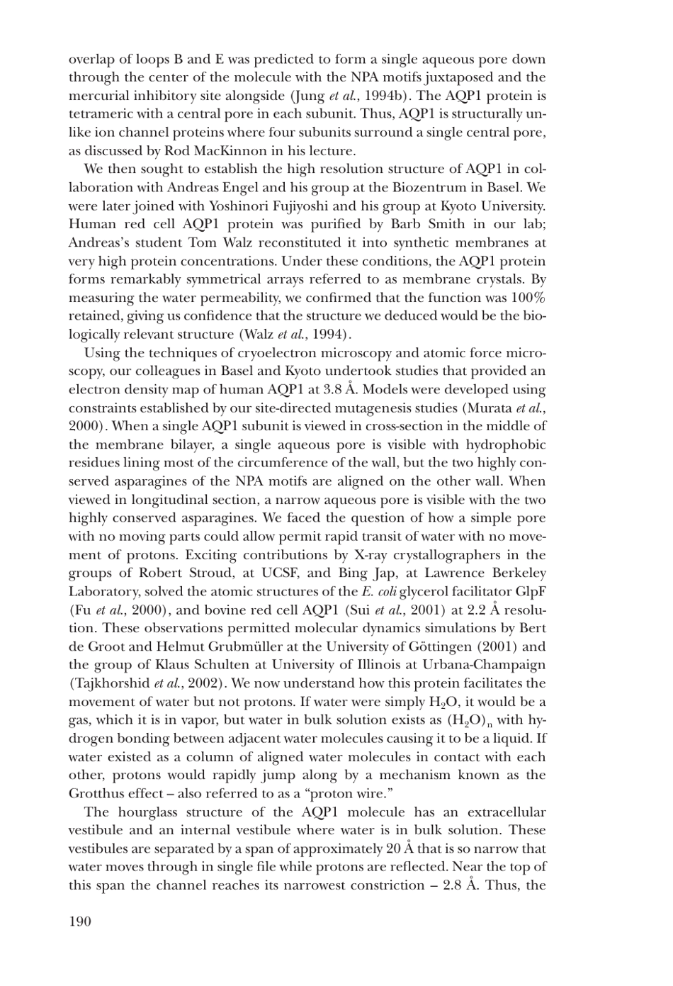 Nobel Lecture: Aquaporin Water Channels - Peter Agre, Page 7