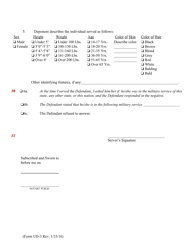 Form UD-3 Affidavit of Service - New York, Page 2