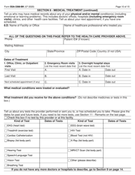 Form SSA-3368-BK Disability Report - Adult, Page 10