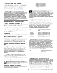 Instrucciones para IRS Formulario 941-PR Anexo B Registro De La Obligacion Contributiva Para Los Depositantes De Itinerario Bisemanal (Puerto Rican Spanish), Page 2
