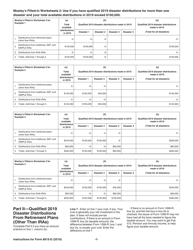 Instructions for IRS Form 8915-D Qualified 2019 Disaster Retirement Plan Distributions and Repayments, Page 7