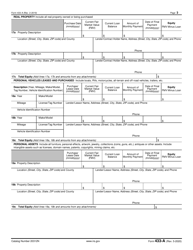 IRS Form 433-A Collection Information Statement for Wage Earners and Self-employed Individuals, Page 3