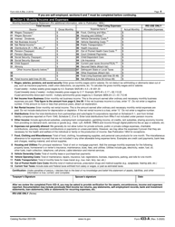 IRS Form 433-A Collection Information Statement for Wage Earners and Self-employed Individuals, Page 4