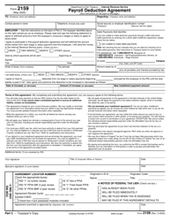IRS Form 2159 Payroll Deduction Agreement, Page 5