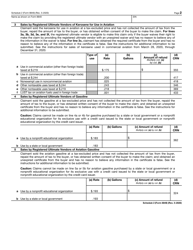 IRS Form 8849 Schedule 2 Sales by Registered Ultimate Vendors, Page 2