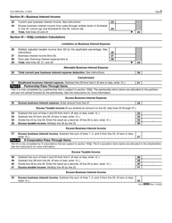 IRS Form 8990 Limitation on Business Interest Expense Under Section 163(J), Page 2