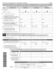 Form CR-A Commercial Rent Tax Return - New York City, Page 2