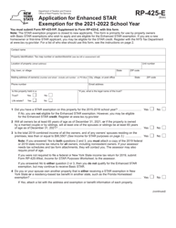 Form RP-425-E Application for Enhanced Star Exemption - New York