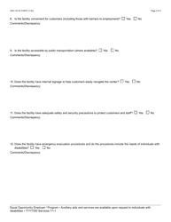 Form OEO-1011A One-Stop Centers Monitoring Checklist for Ada Compliance - Arizona, Page 3