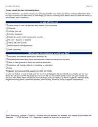 Form GCI-1088A Child and Family Assessment Guide for Families - Arizona, Page 3