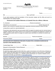 Document preview: Formulario CSE-1290A-S Declaracion Del Cuidador Referente a La Custodia Fiisica De Un Menor O Menores - Arizona (Spanish)