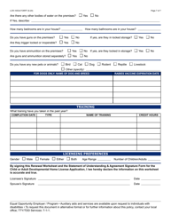 Form LCR-1053A Renewal Application Worksheet - Arizona, Page 7