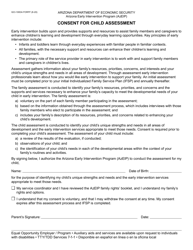 Document preview: Form GCI-1083A Consent for Child Assessment - Arizona