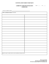 FPPC Form 601 Lobbying Firm Registration Statement - California, Page 6