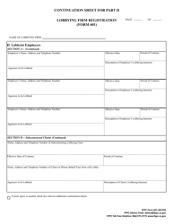FPPC Form 601 Lobbying Firm Registration Statement - California, Page 7