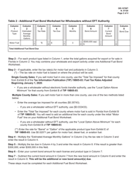 Form DR-157WT Additional Fuel Bond Worksheet - Florida, Page 2