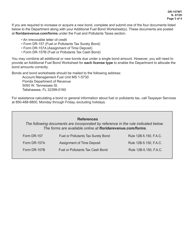 Form DR-157WT Additional Fuel Bond Worksheet - Florida, Page 3
