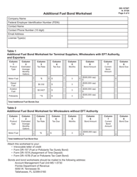 Form DR-157WT Additional Fuel Bond Worksheet - Florida, Page 4