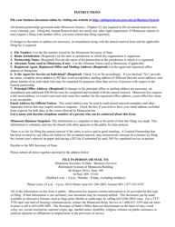 Foreign Limited Partnership Annual Renewal - Minnesota, Page 4