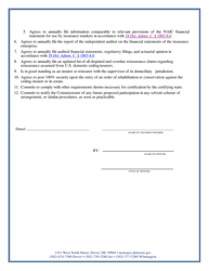 Form CR-1 Certificate of Certified Reinsurer - Delaware, Page 2