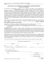 Form 11 Uniform Certificate of Authority Application (Ucaa) Biographical Affidavit, Page 10