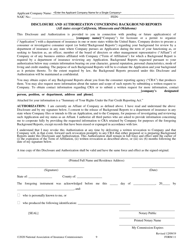 Form 11 Uniform Certificate of Authority Application (Ucaa) Biographical Affidavit, Page 9