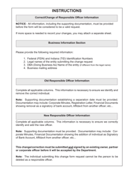 Form ROC-1 (State Form 52039) Correct / Change of Responsible Officer Information - Indiana, Page 2