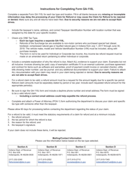 Form GA-110L (State Form 615) Claim for Refund - Indiana, Page 2