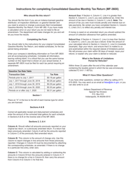 Form MF-360X (State Form 49875) Amended Consolidated Gasoline Monthly Tax Return - Indiana, Page 4