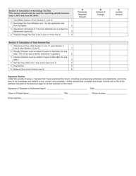 Form SF-900X (State Form 47737) Amended Consolidated Special Fuel Monthly Tax Return - Indiana, Page 2