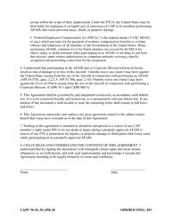 CAP Form 70-10 Hold Harmless Agreement for Loss or Damage to Privately-Owned Aircraft, Page 2