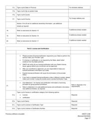 Form OWCP-1168 Provider Enrollment Form, Page 19